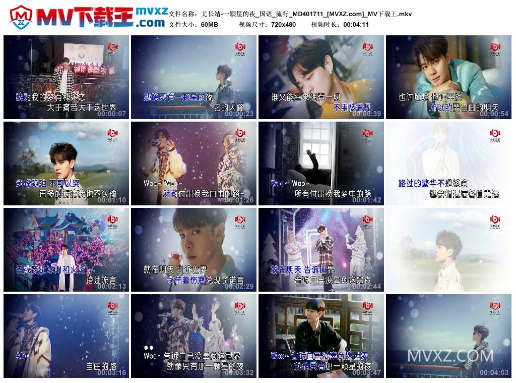 尤长靖-一颗星的夜_国语_流行_MD401711